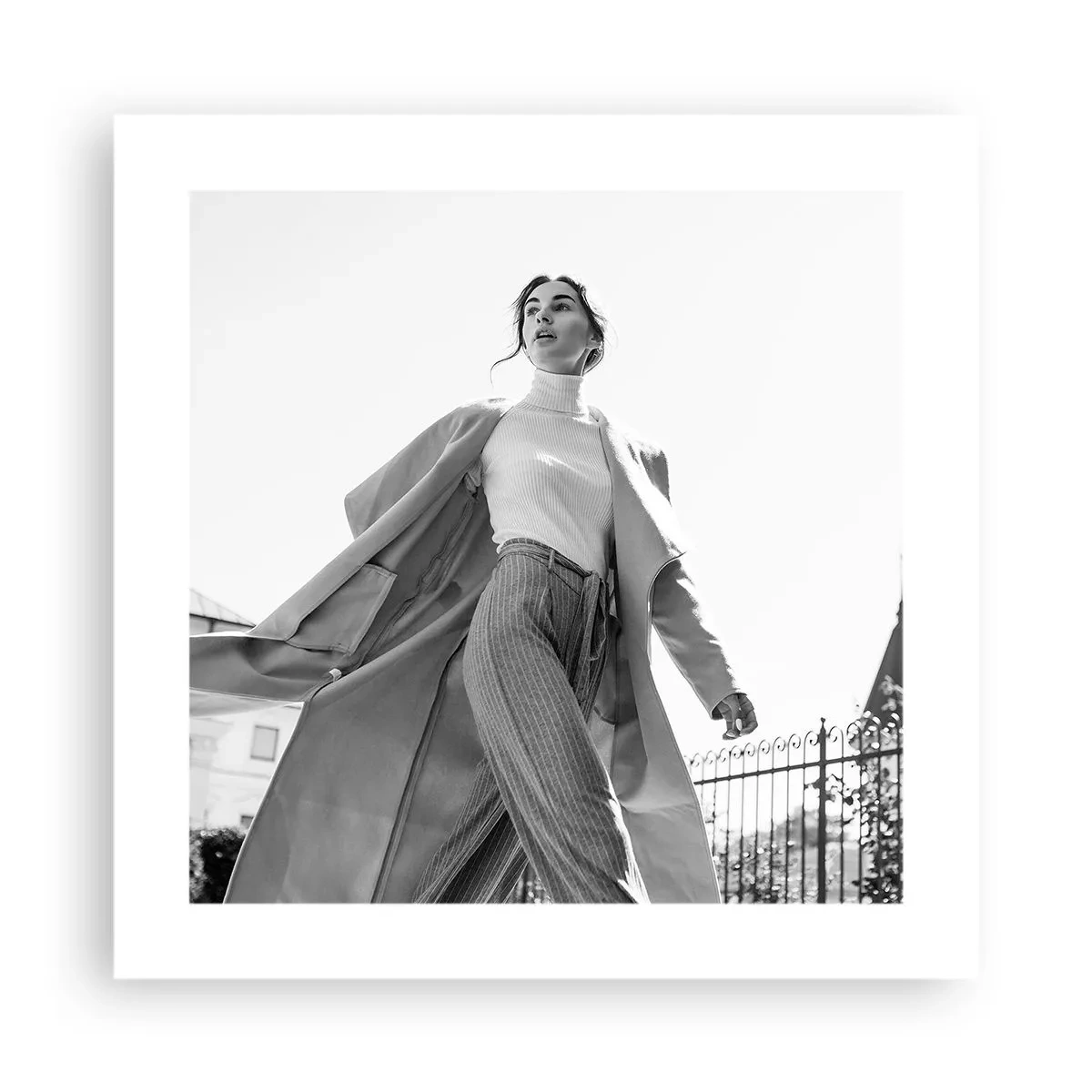 Affiche - Poster - Tu viens avec moi? - 40x40 cm