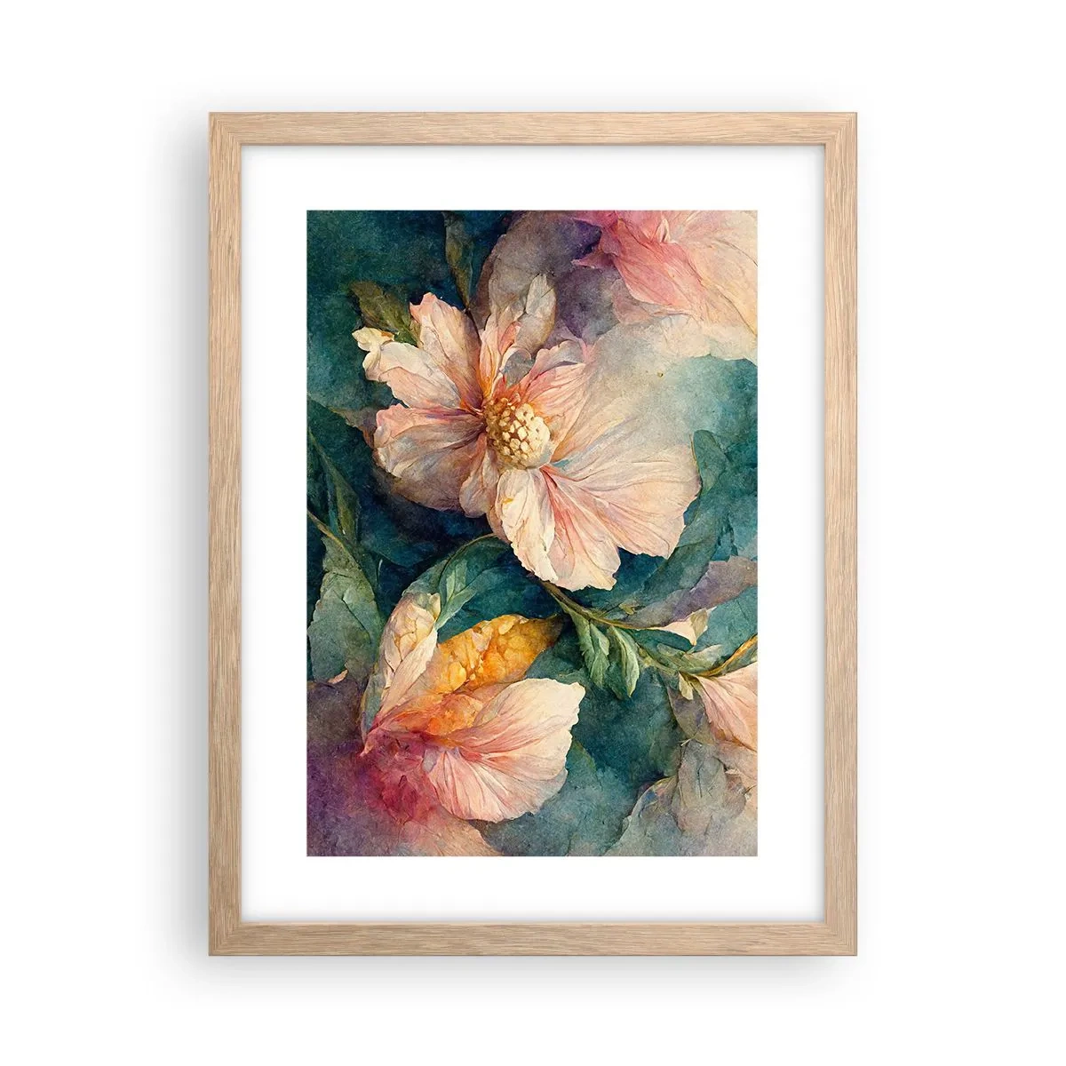 Affiche dans un chêne clair - Poster - Uniquement de la subtilité - 30x40 cm