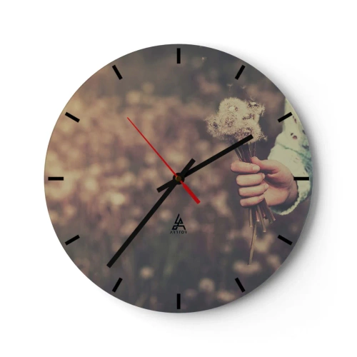 Horloge murale - Pendule murale - Merci de les garder - 40x40 cm