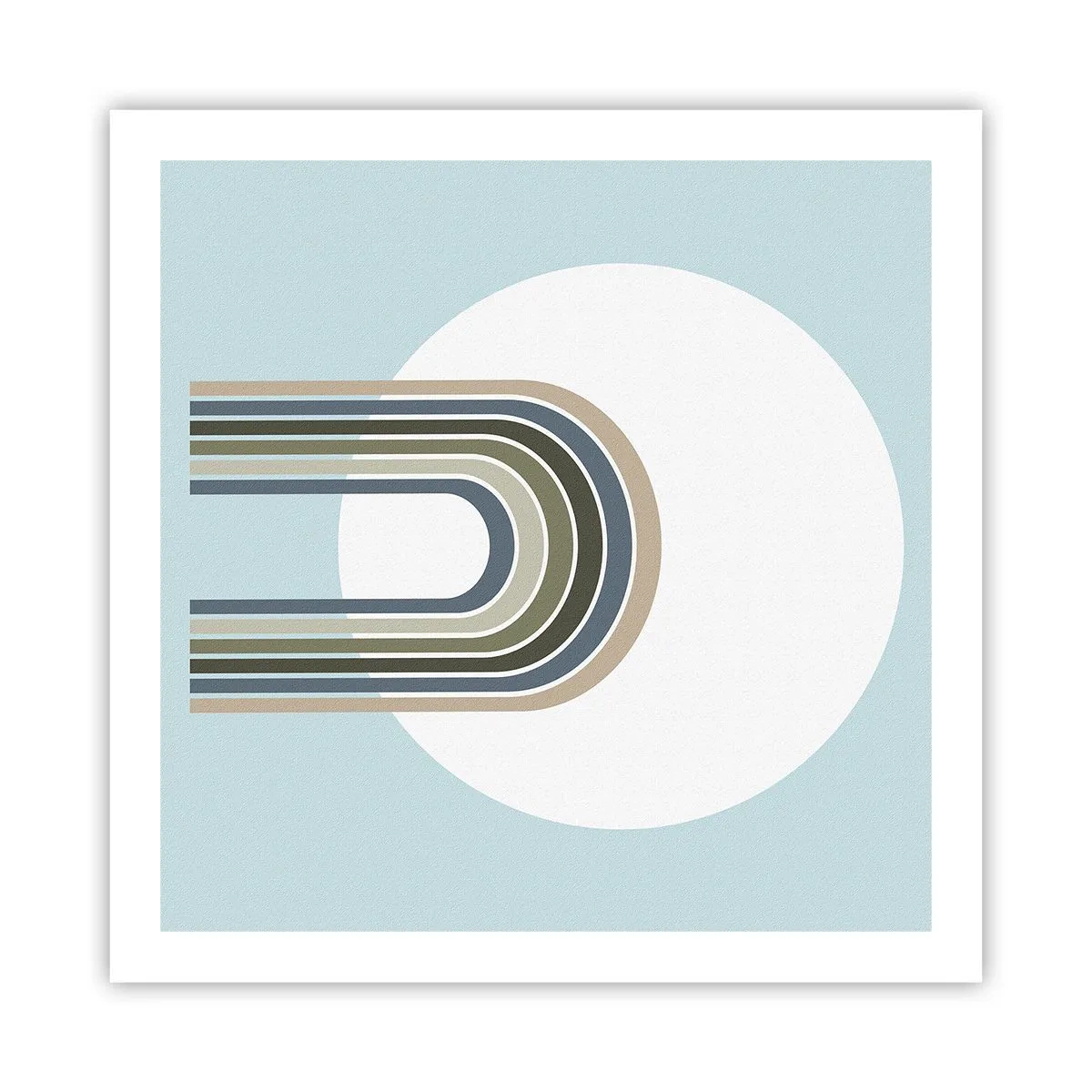 Affiche - Poster - Attraction irrésistible - 60x60 cm