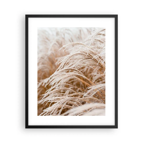 Affiche dans un cadre noir - Poster - Prosternez-vous devant le soleil d'automne - 40x50 cm