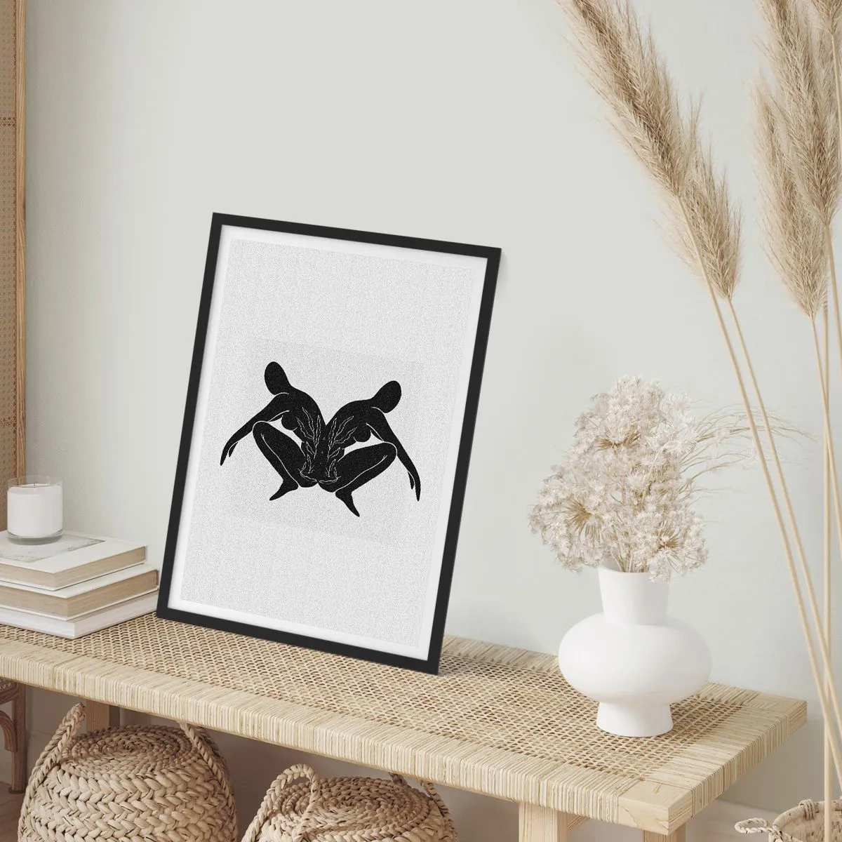 Affiche dans un cadre noir - Poster - Une âme commune - 70x100 cm