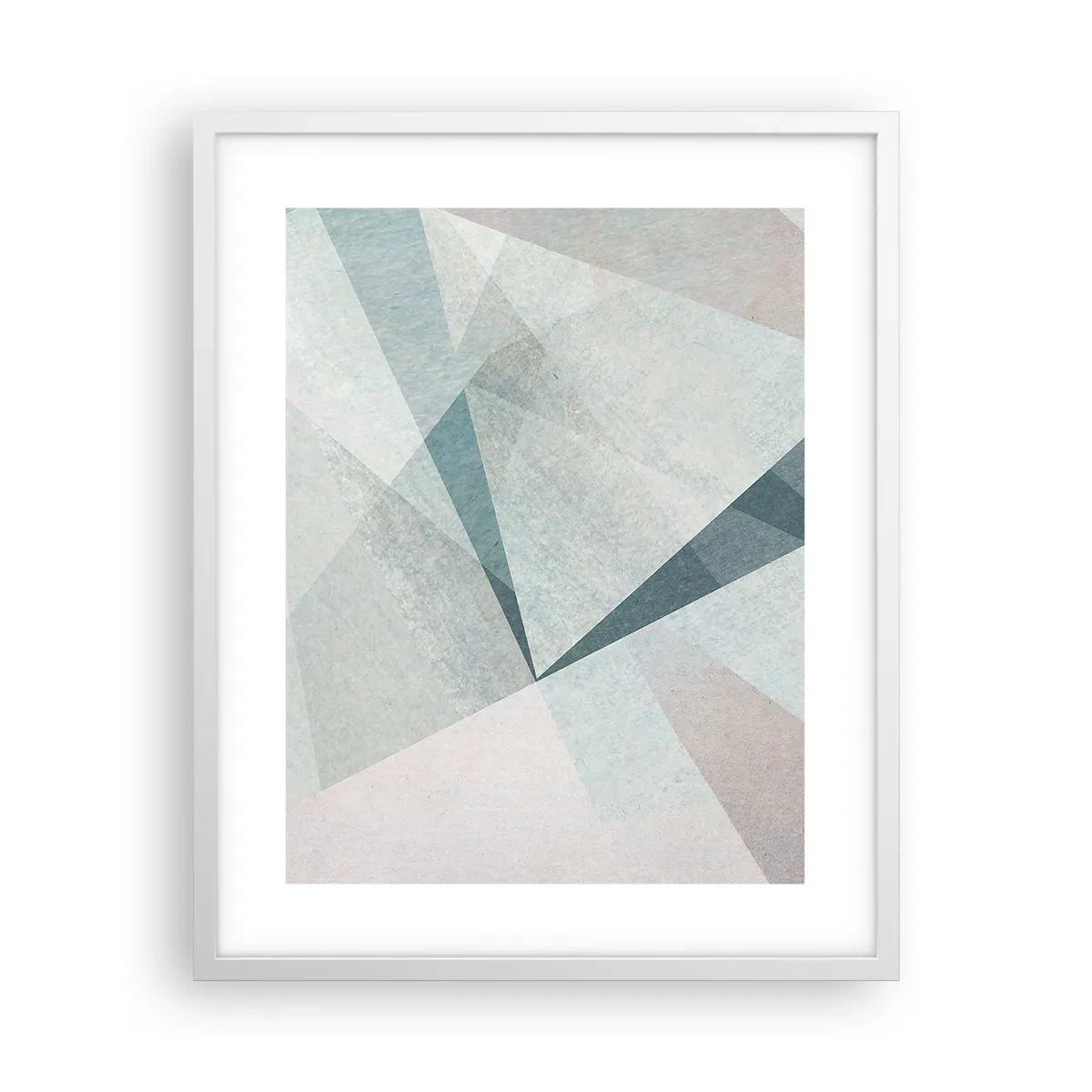 Affiche dans un cadre blanc - Poster - Calme bien que dynamique - 40x50 cm