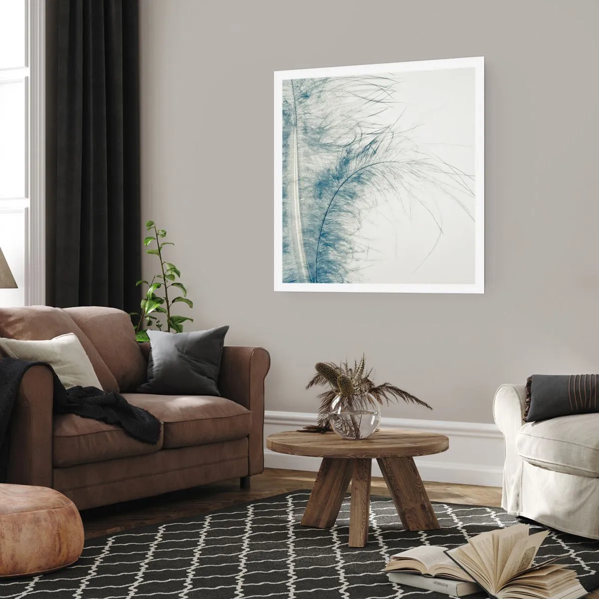 Affiche - Poster - Les sept natures - 60x60 cm