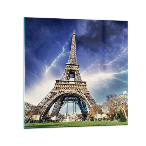 Impression sur verre - Image sur verre - Maître des tempêtes - 40x40 cm