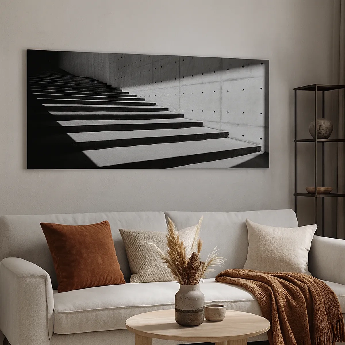 Impression sur toile - Image sur toile - La beauté brute du modernisme - 30x30 cm