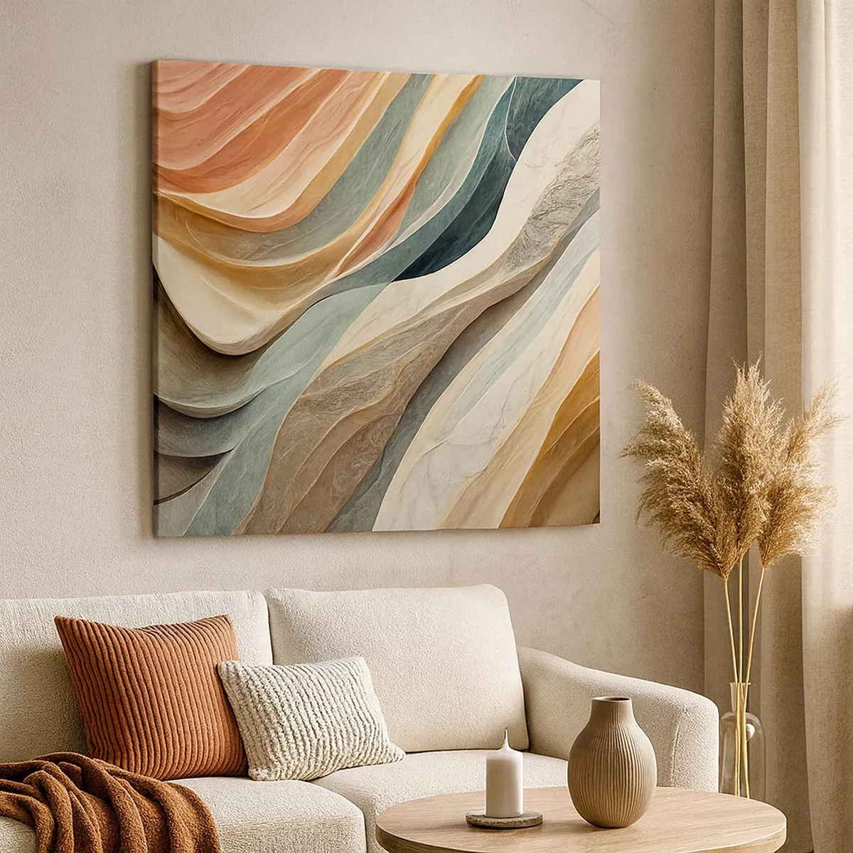 Impression sur toile - Image sur toile - Le moment avant le changement - 30x30 cm