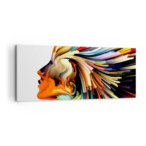 Impression sur toile - Image sur toile - Une explosion d'imaginaire - 100x40 cm