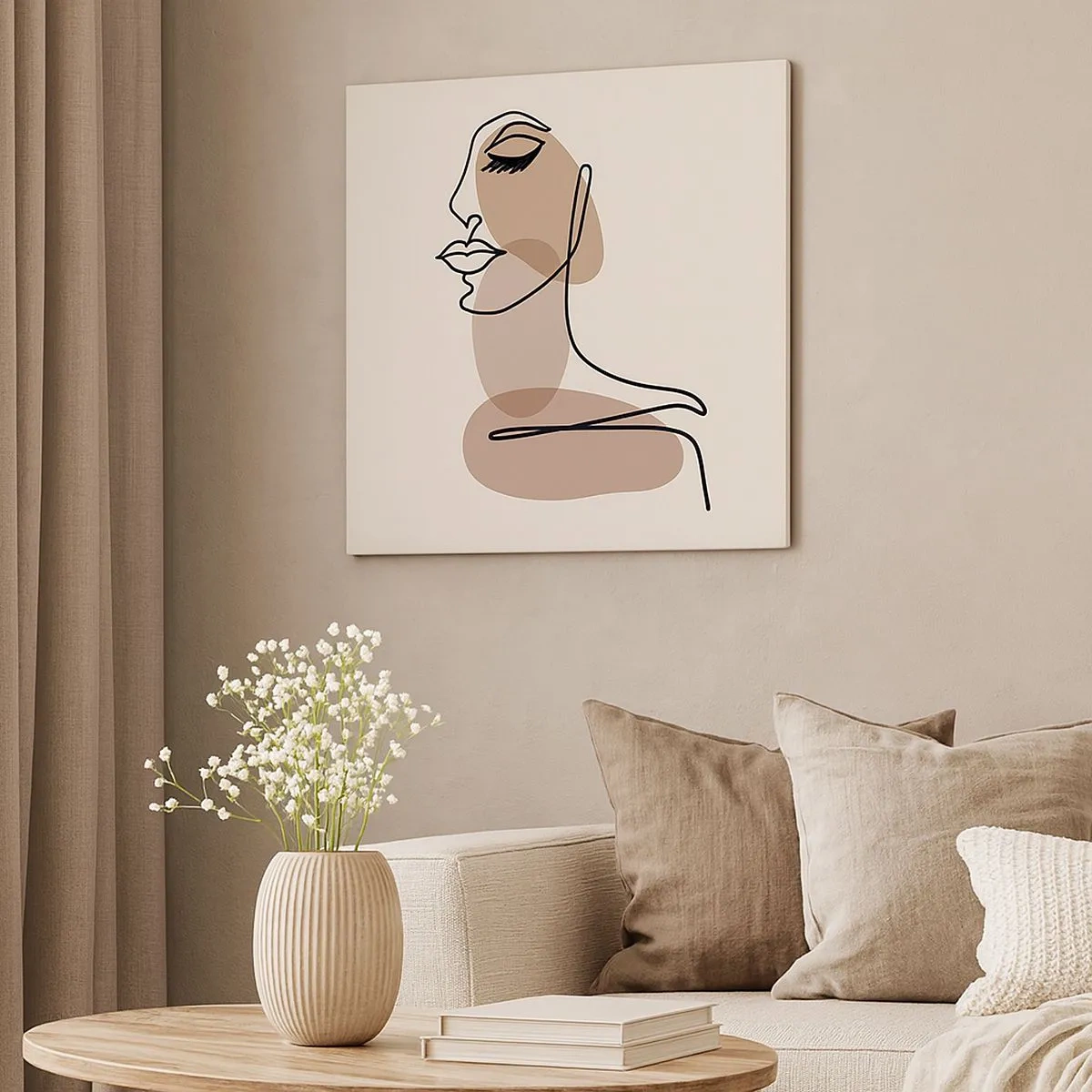 Impression sur toile - Image sur toile - S'écouter - 30x30 cm