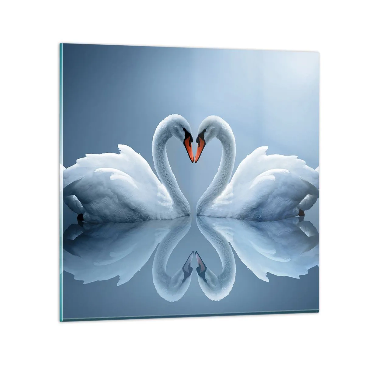 Impression sur verre - Image sur verre - Le temps de l'amour - 40x40 cm