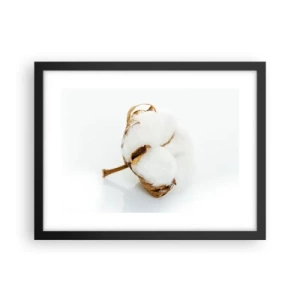 Affiche dans un cadre noir - Poster - Doux par nature - 40x30 cm