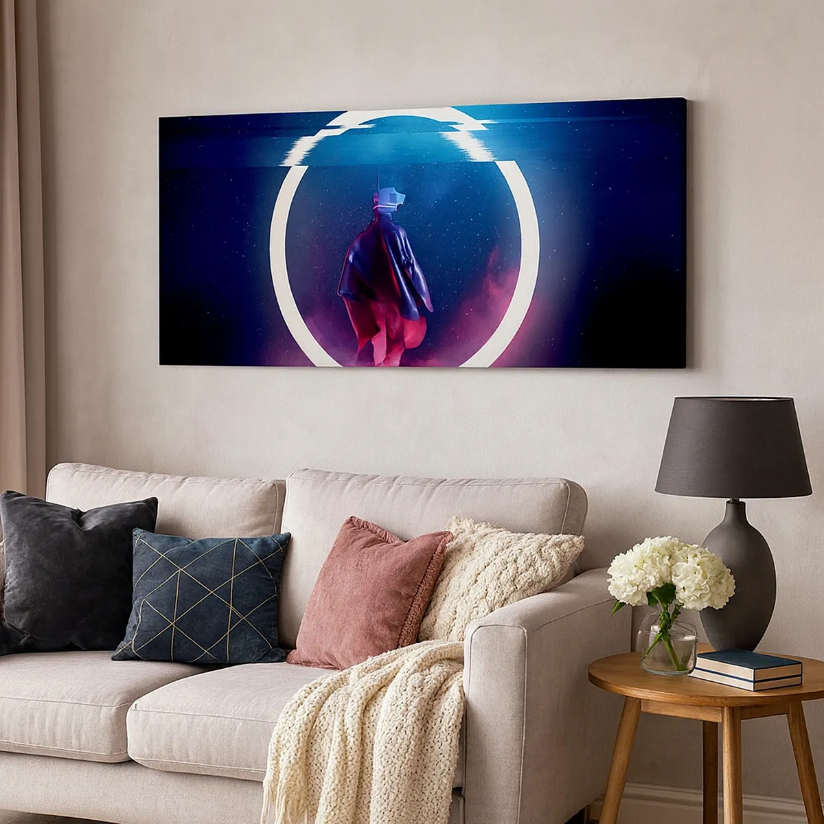 Impression sur toile - Image sur toile - Entre deux mondes - 30x30 cm