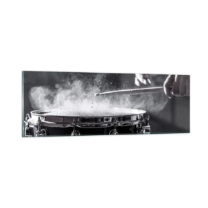 Impression sur verre - Image sur verre - Tempo de la musique - 90x30 cm