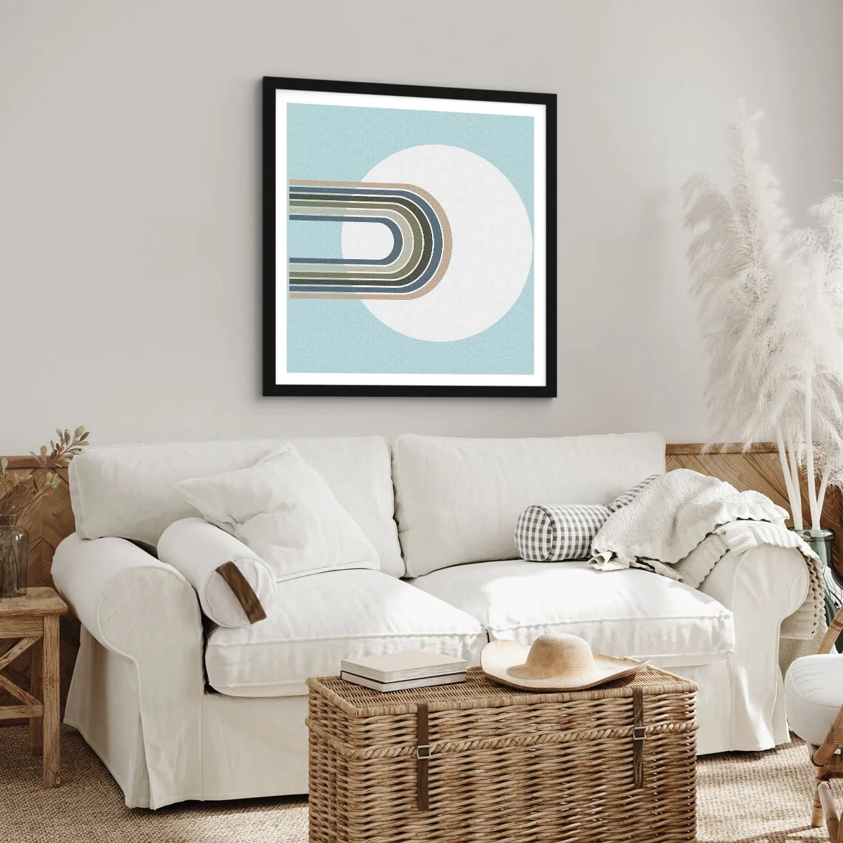 Affiche dans un cadre noir - Poster - Attraction irrésistible - 30x30 cm