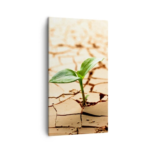 Impression sur toile - Image sur toile - La force indomptable de la vie - 45x80 cm