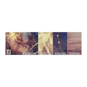 Échantillon de Papier Peint Premium Canvas - Matière et esprit - Abstraction, Morceau, Modèle moderne - 100x30 cm