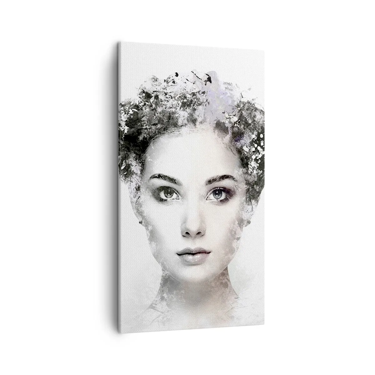 Impression sur toile - Image sur toile - Un portrait extrêmement stylé - 45x80 cm