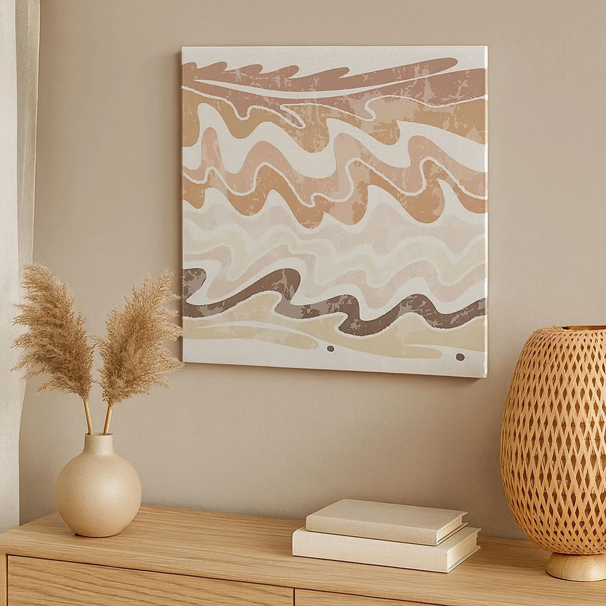 Impression sur toile - Image sur toile - Bonne énergie – bonnes émotions - 30x30 cm