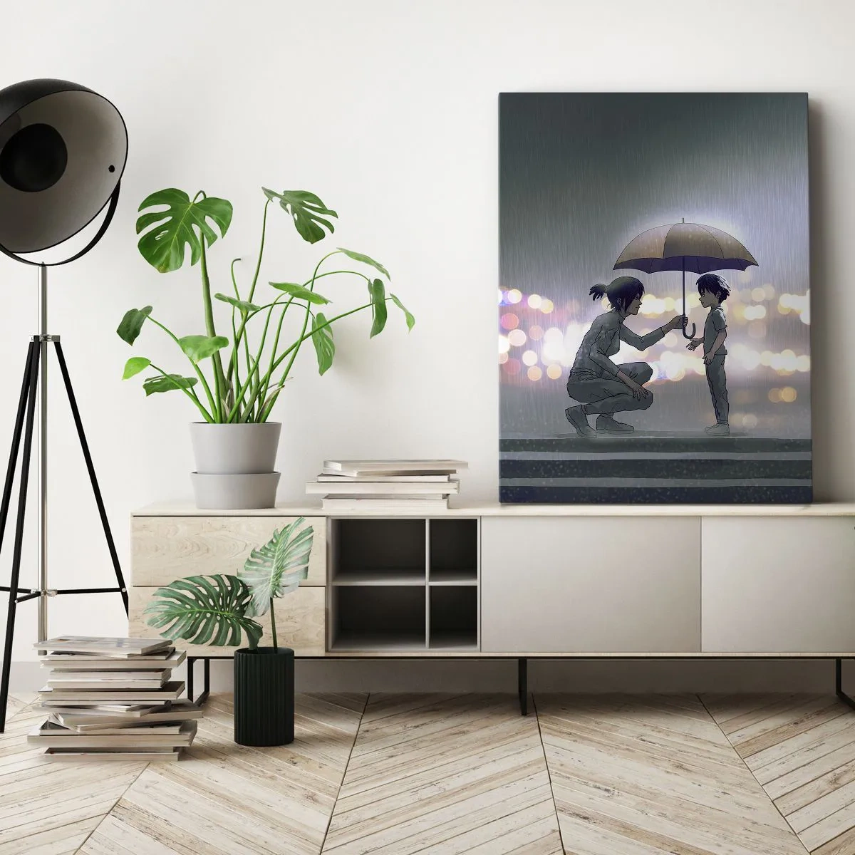 Impression sur toile - Image sur toile - Et maintenant, tout va bien - 55x100 cm