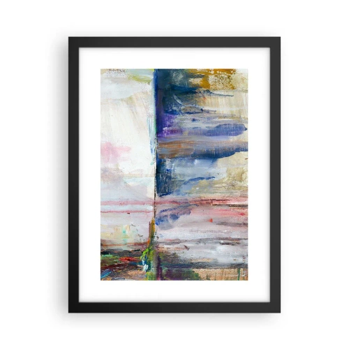 Affiche dans un cadre noir - Poster - Impressions et associations colorées - 30x40 cm