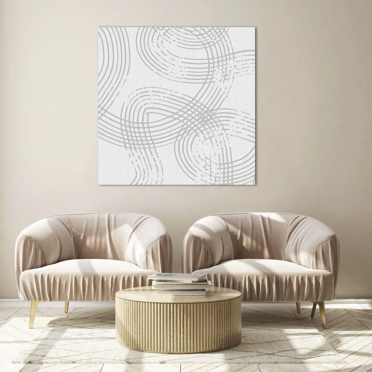 Impression sur verre - Image sur verre - Il n'y a pas de chemin droit - 70x70 cm