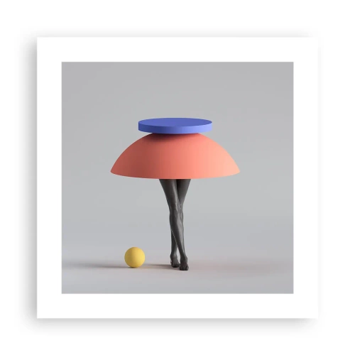 Affiche - Poster - Composition surréaliste - 40x40 cm