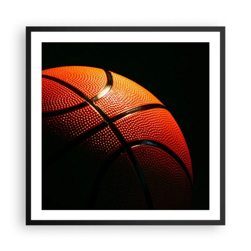 Affiche dans un cadre noir - Poster - Belle comme une planète - 60x60 cm