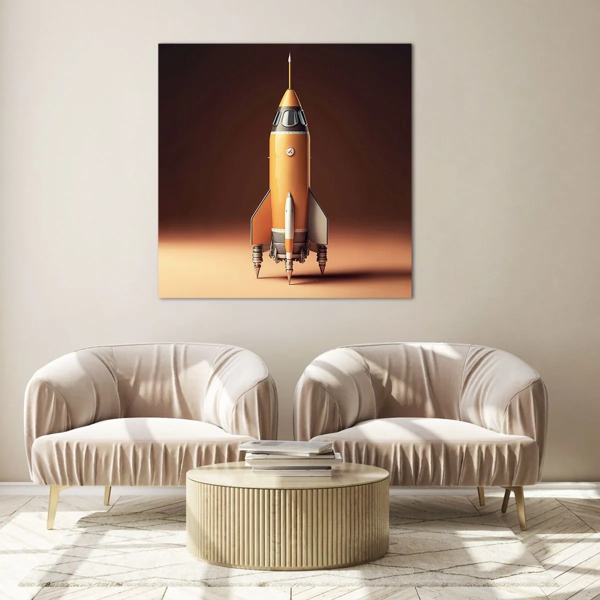 Impression sur verre - Image sur verre - Ça commence par un rêve - 70x70 cm