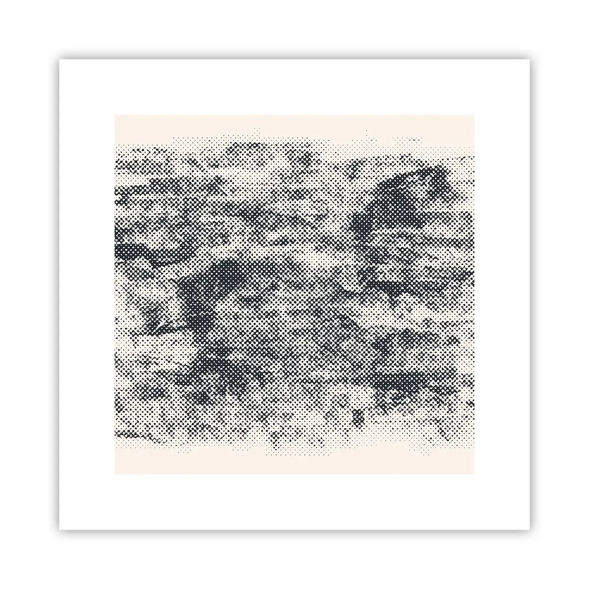 Affiche - Poster - Composition brumeuse - 30x30 cm