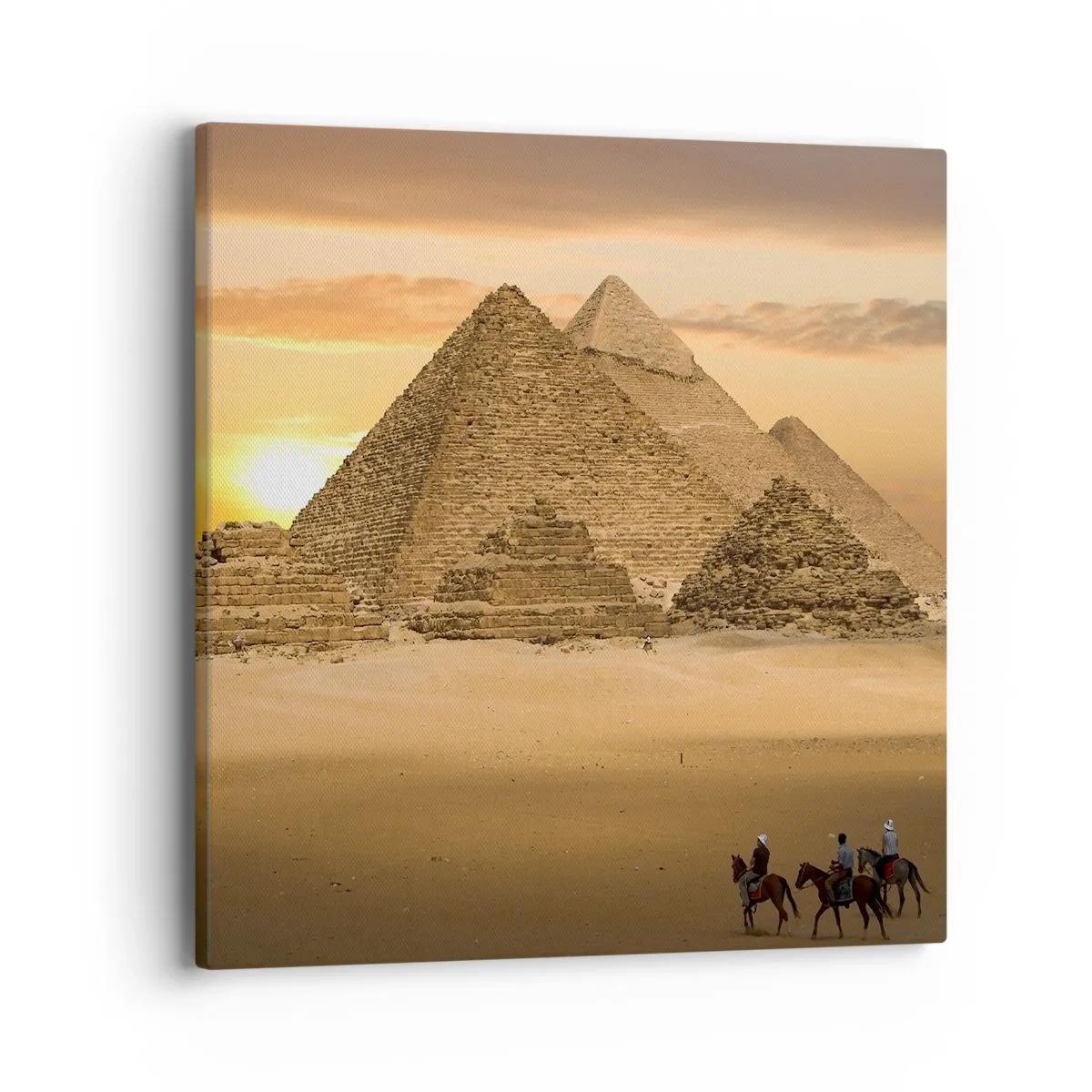 Impression sur toile - Image sur toile - Aucun changement depuis des milliers d'années - 40x40 cm