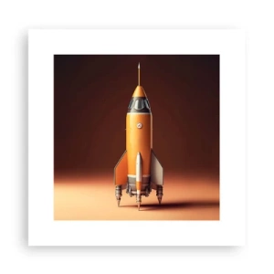 Affiche - Poster - Ça commence par un rêve - 30x30 cm