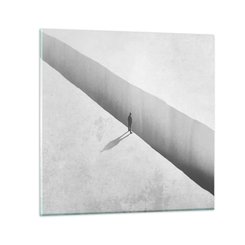 Impression sur verre - Image sur verre - Un objectif clair - 50x50 cm