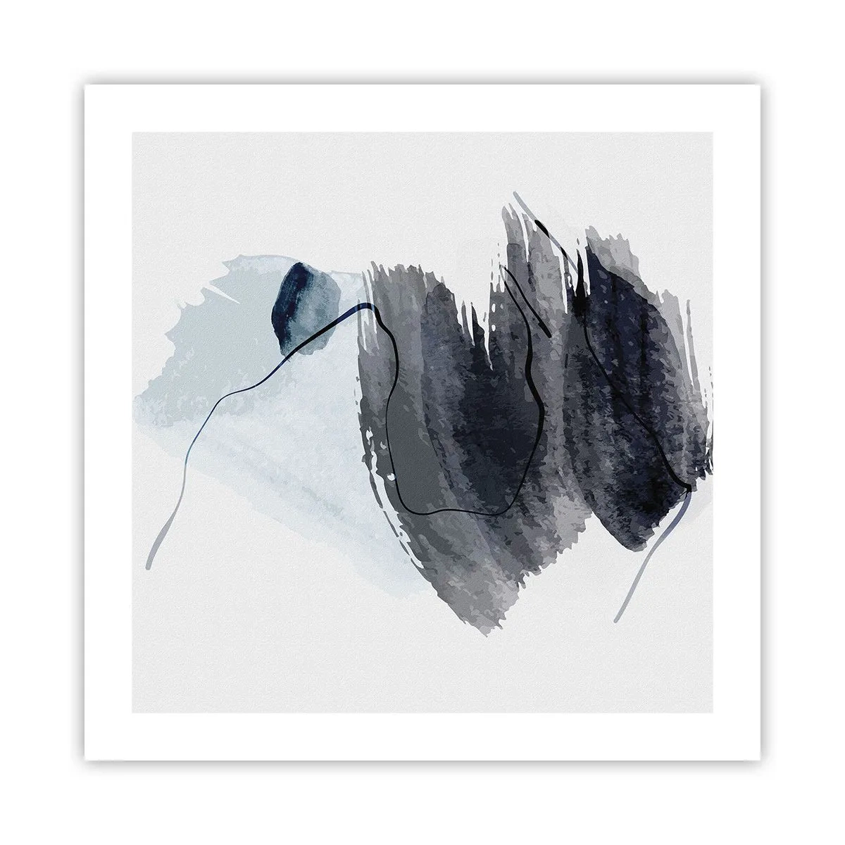 Affiche - Poster - Intensité et mouvement - 50x50 cm