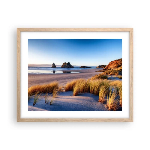 Affiche dans un chêne clair - Poster - Pour les chercheurs de paix - 50x40 cm