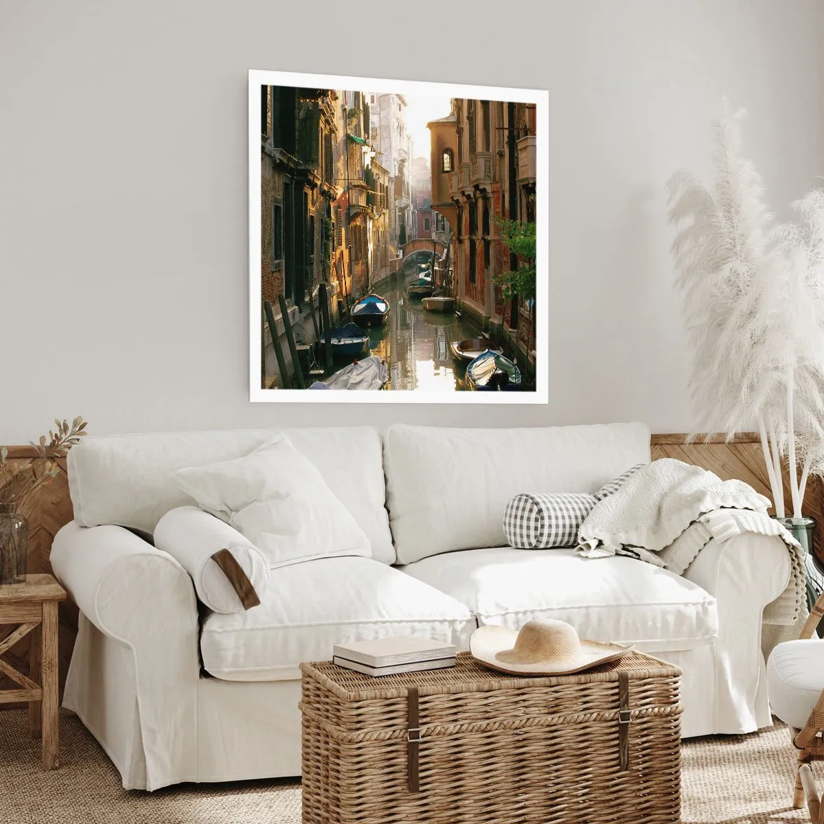 Affiche - Poster - Dans une ruelle vénitienne - 40x40 cm