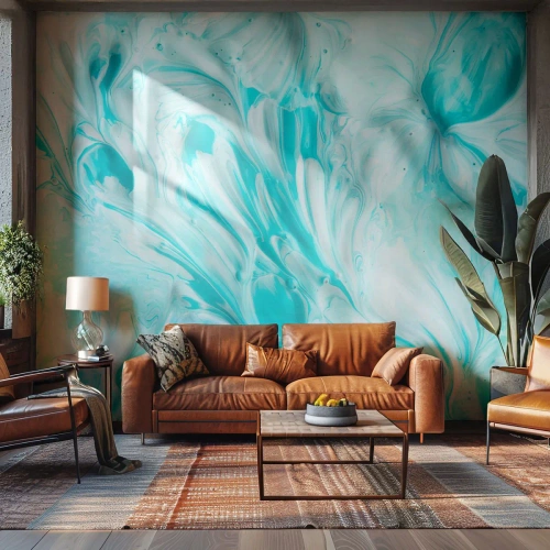 Papier Peint Photo Premium Canvas - Ensemble pour toujours - Abstraction, Morceau, Bohème - 400x280 cm