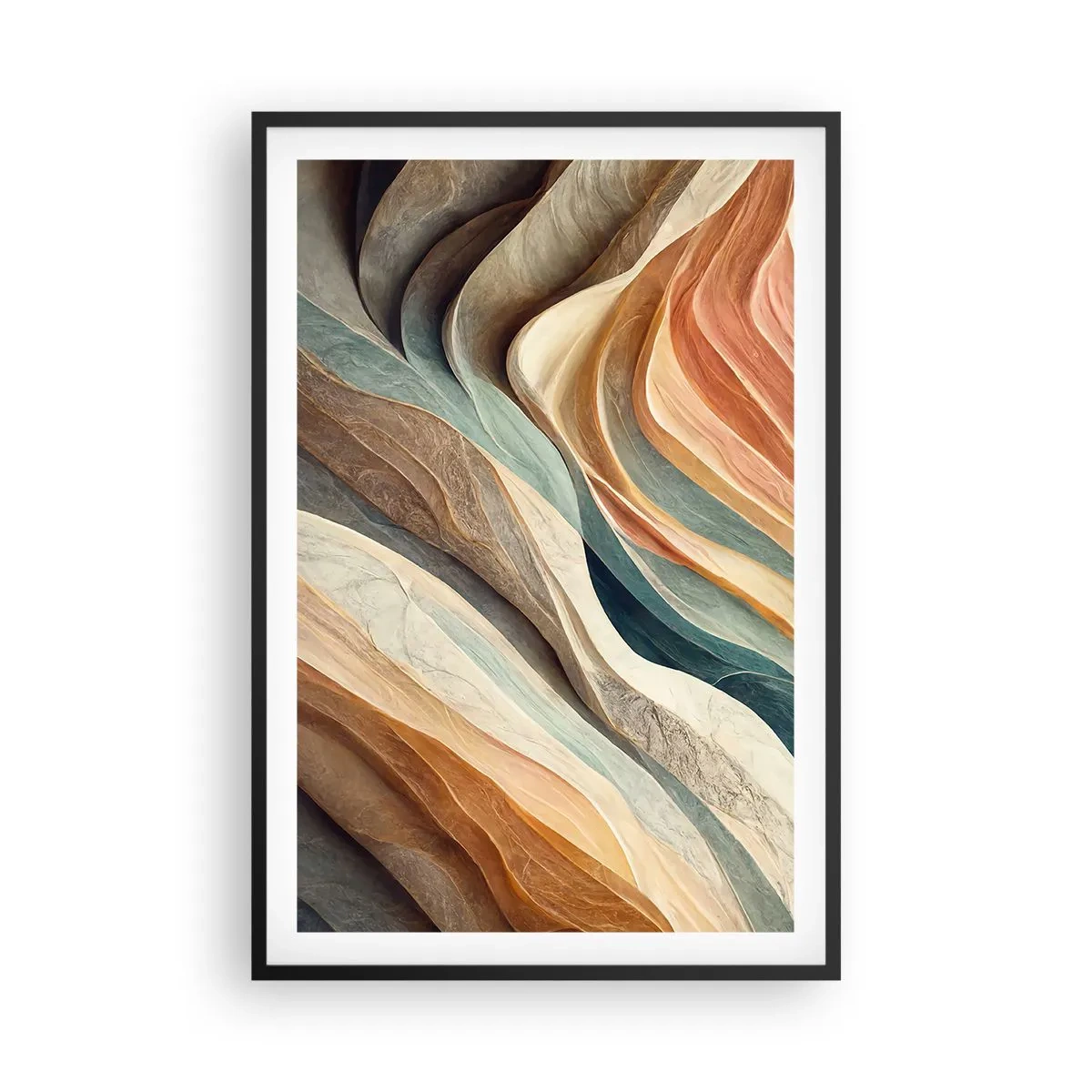 Affiche dans un cadre noir - Poster - Le moment avant le changement - 61x91 cm