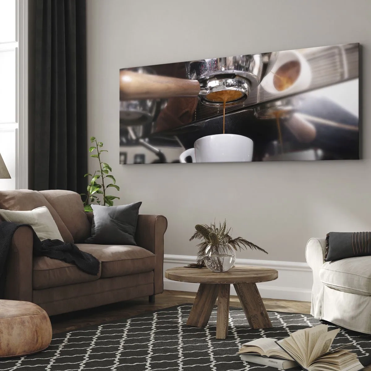 Impression sur toile - Image sur toile - Bon moment de la journée - 100x40 cm