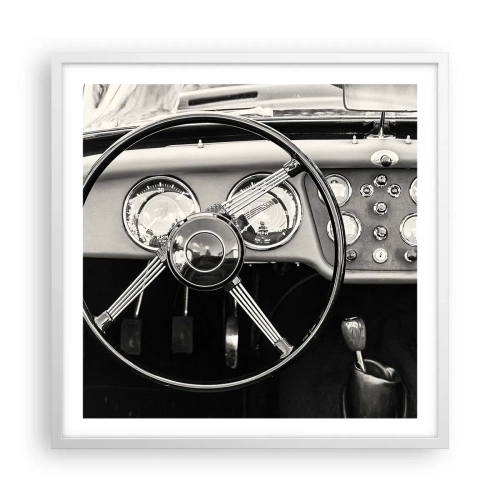 Affiche dans un cadre blanc - Poster - Rêve de collectionneur - 60x60 cm
