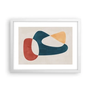 Affiche dans un cadre blanc - Poster - Influences et métamorphoses - 40x30 cm