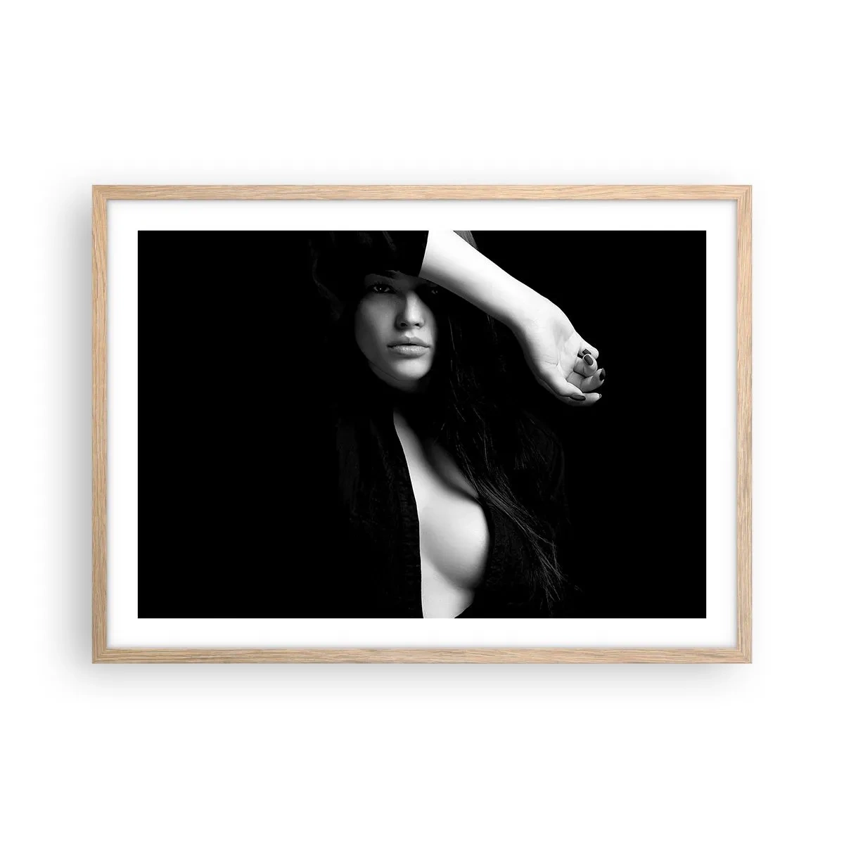 Affiche dans un chêne clair - Poster - École de séduction - 70x50 cm