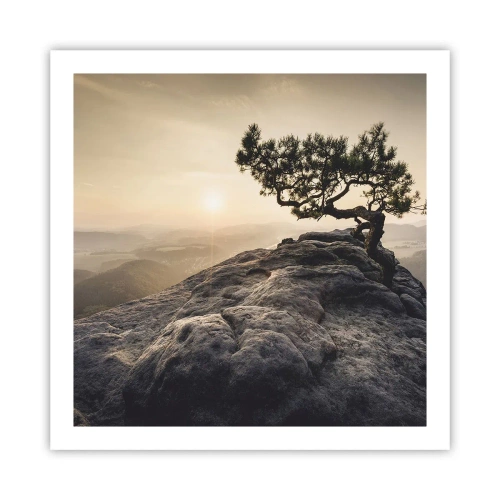 Affiche - Poster - La vie gagne toujours - 60x60 cm