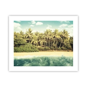 Affiche - Poster - Peut-être ici? - 50x40 cm