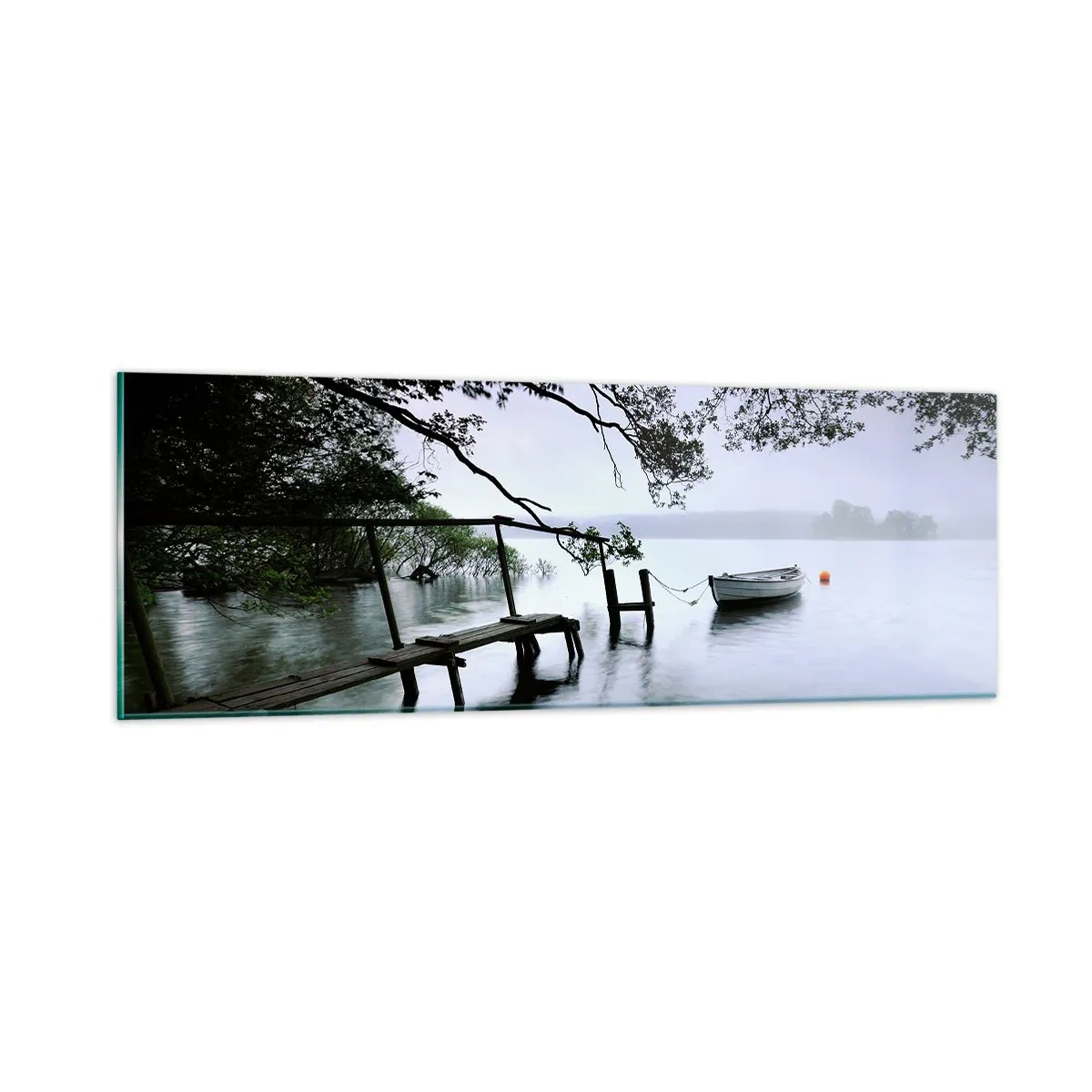 Impression sur verre - Image sur verre - Tu te reposes déjà - 90x30 cm