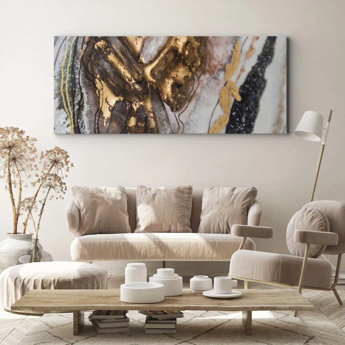 Impression sur toile - Image sur toile - Élément de la terre - 100x40 cm
