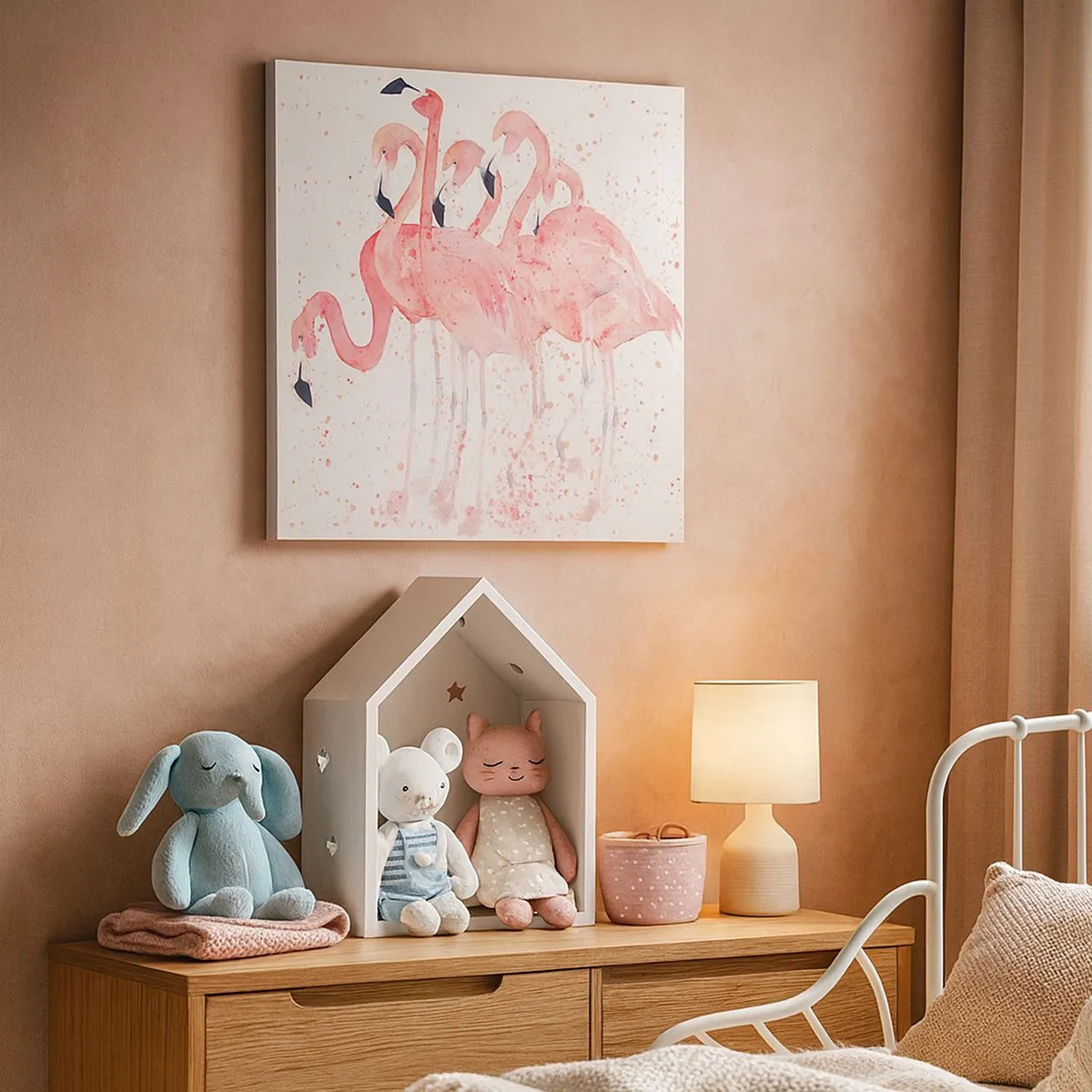 Impression sur toile - Image sur toile - Ensemble rose - 30x30 cm