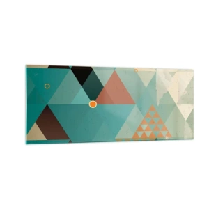 Impression sur verre - Image sur verre - Unité de la multiplicité, multiplicité de l'unité - 100x40 cm