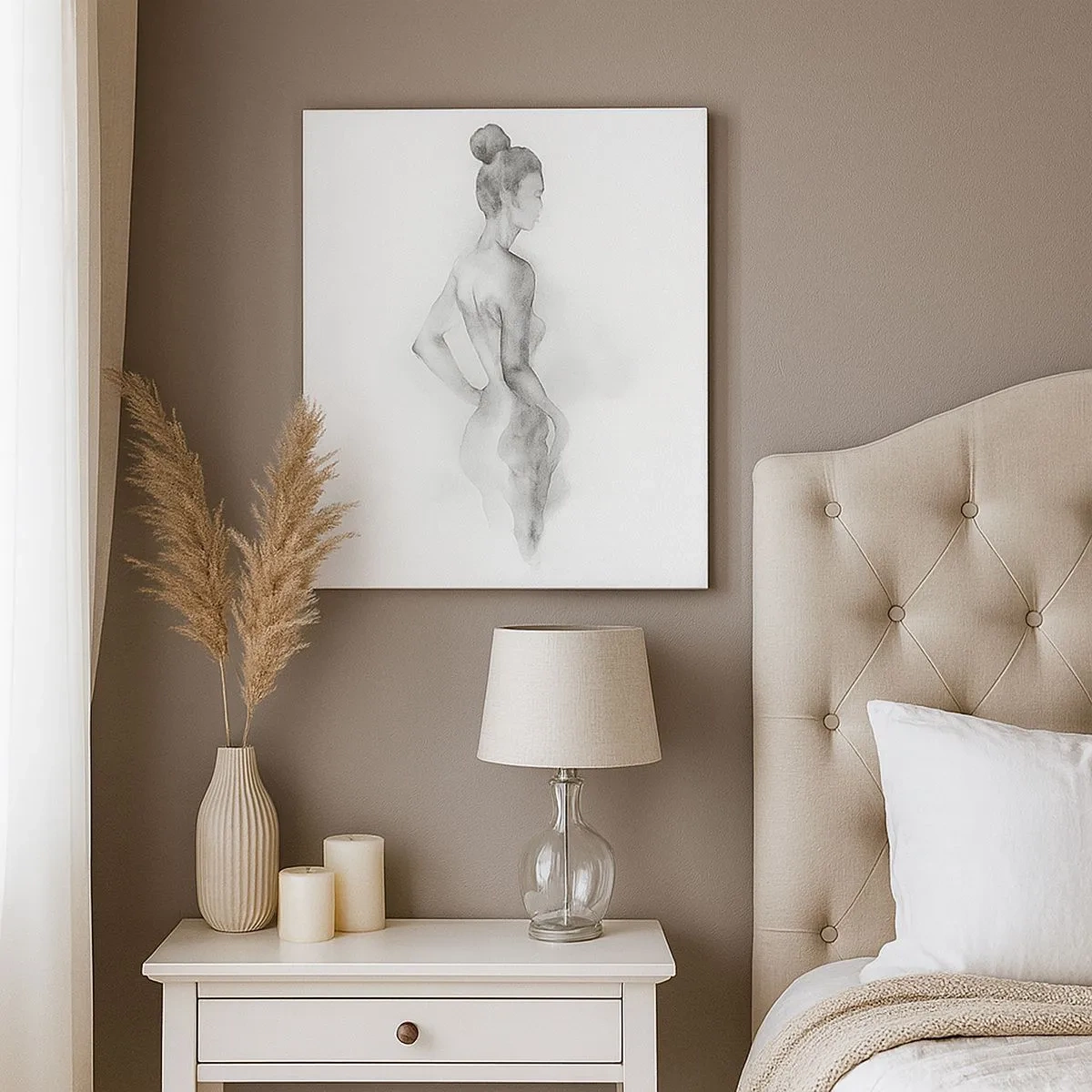 Impression sur toile - Image sur toile - Belle comme une peinture - 30x30 cm