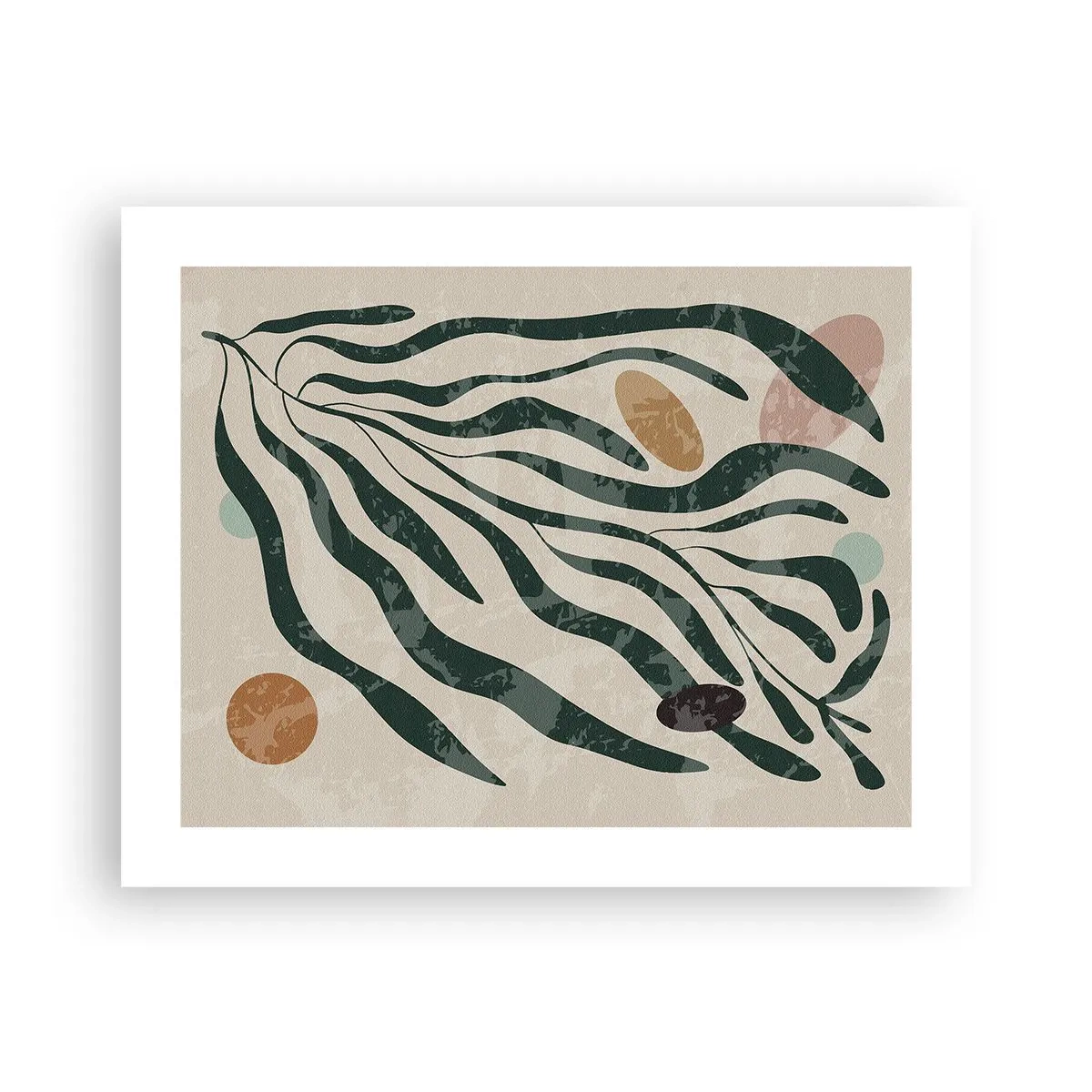 Affiche - Poster - Parmi la verdure - 50x40 cm