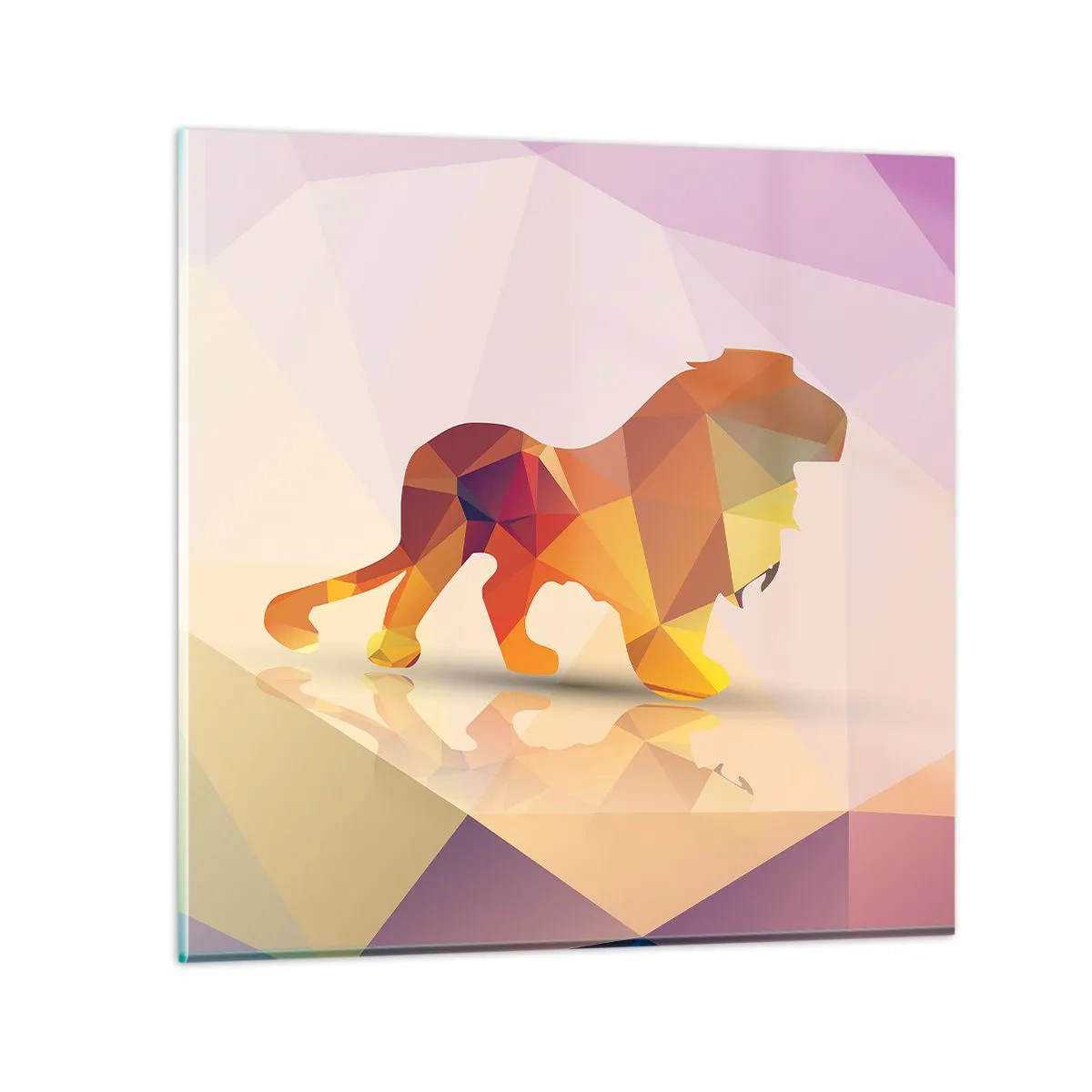 Impression sur verre - Image sur verre - Le roi du diamant - 40x40 cm